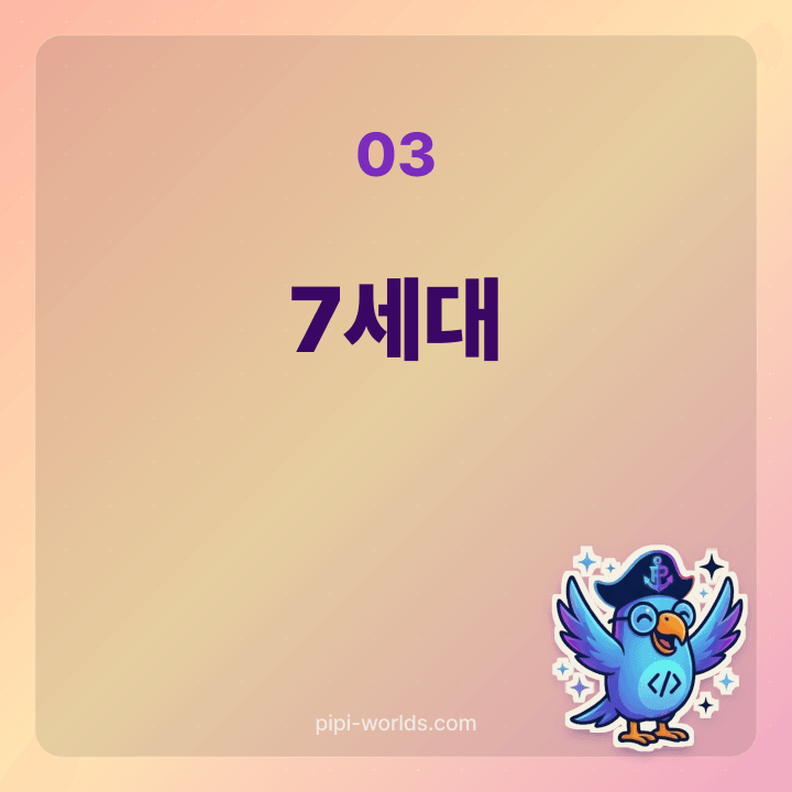 Silent · Boomer · X · Millennial · Z · Alpha · Beta 7세대 분류 카드