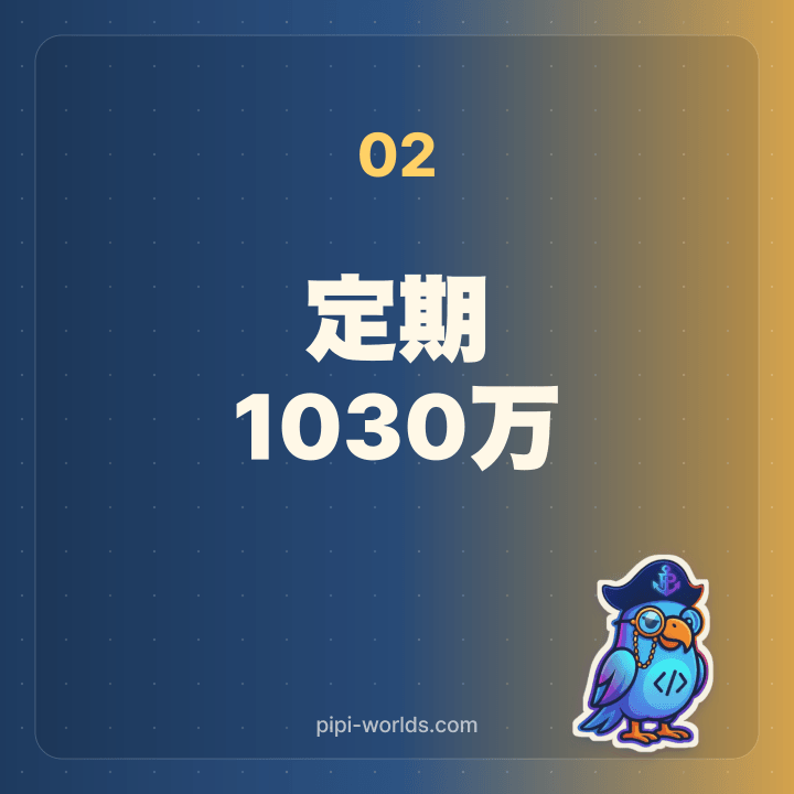 1000万円TOPIX5%·10年=1629万円カード